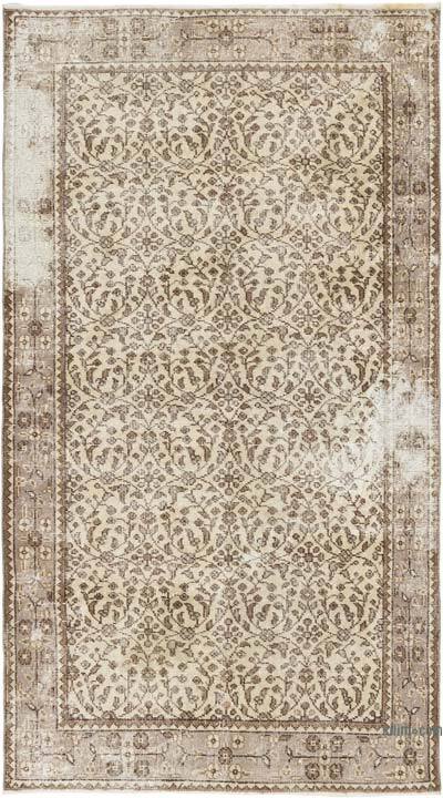 Alfombra Vintage Turca Anudada a Mano - 115 cm x 205 cm