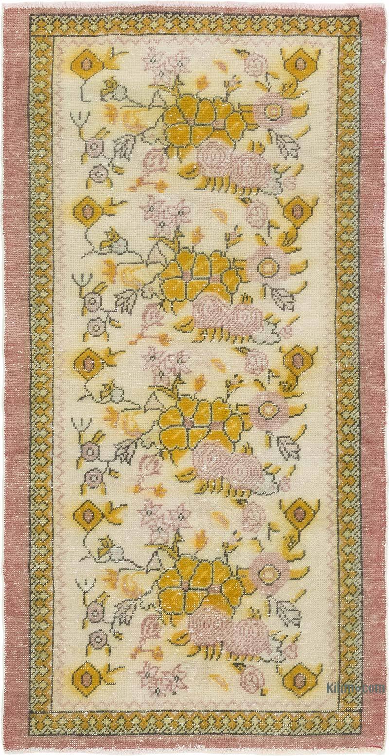 El Dokuma Vintage Hali - 99 cm x 189 cm - K0080359