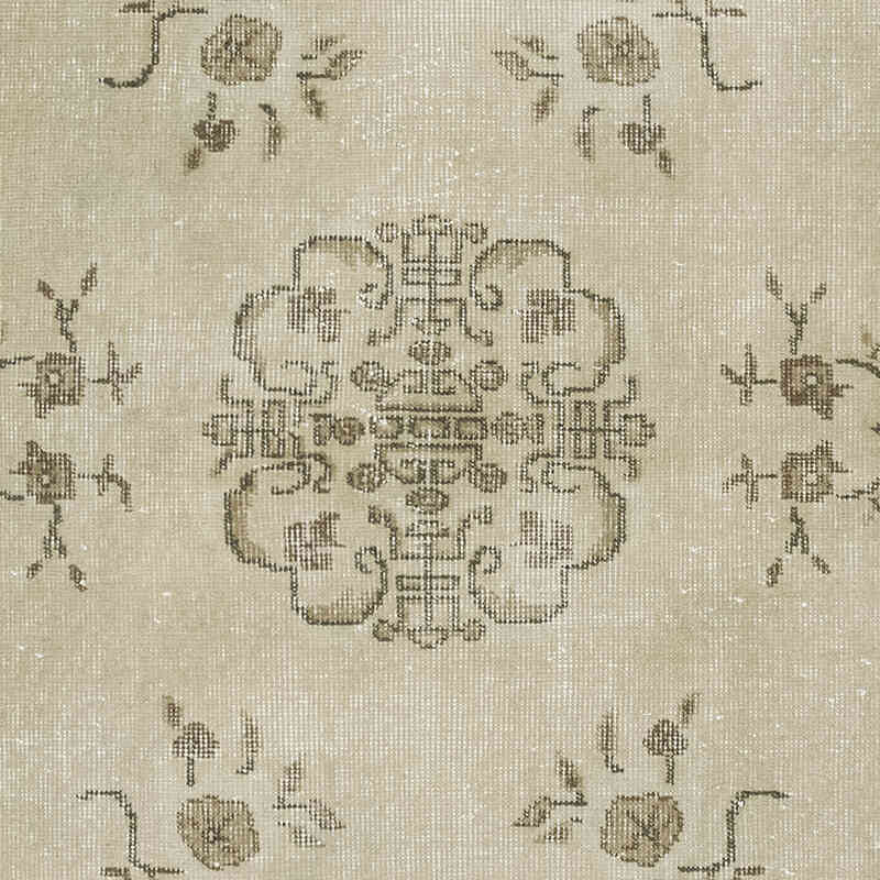 Alfombra Vintage Turca Anudada a Mano - 118 cm x 211 cm - K0080364