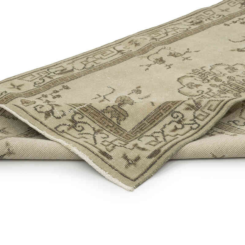 Alfombra Vintage Turca Anudada a Mano - 118 cm x 211 cm - K0080364