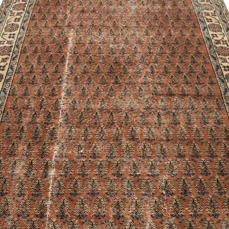 Alfombra Vintage Turca Anudada a Mano - 162 cm x 260 cm - K0080365
