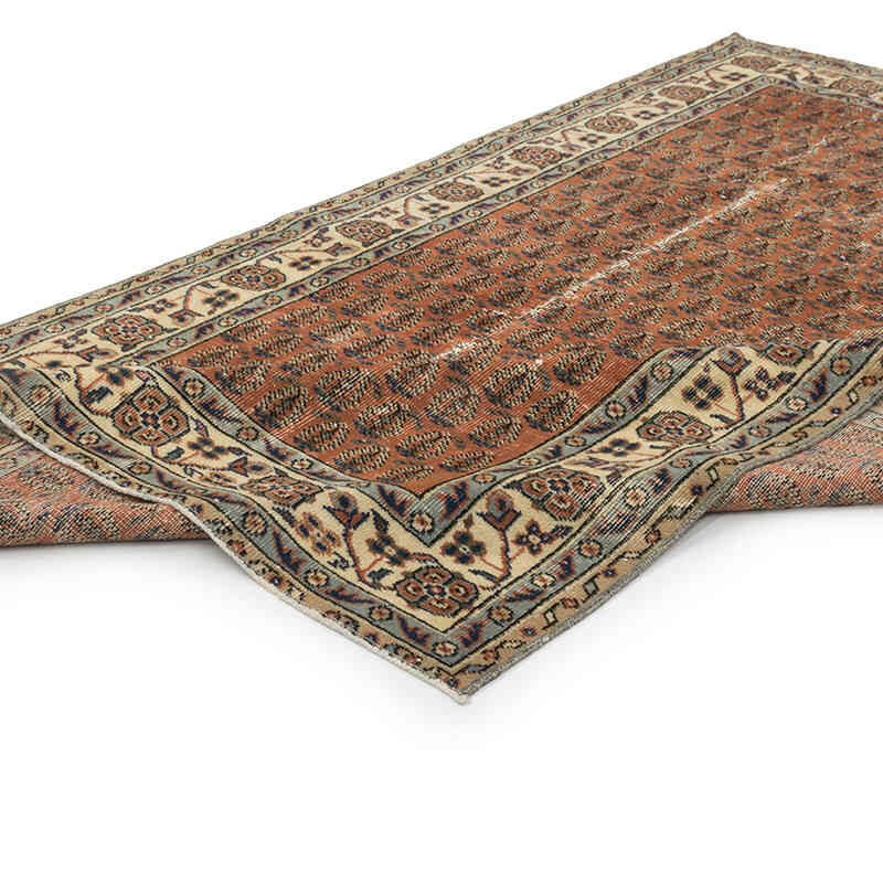 Alfombra Vintage Turca Anudada a Mano - 162 cm x 260 cm - K0080365
