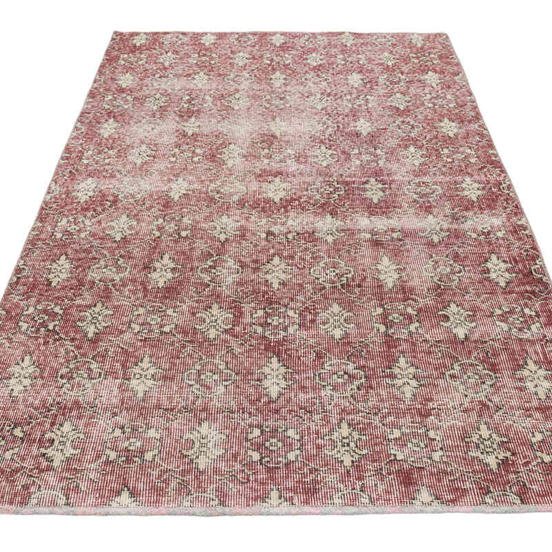 Alfombra Vintage Turca Anudada a Mano - 111 cm x 198 cm - K0080366