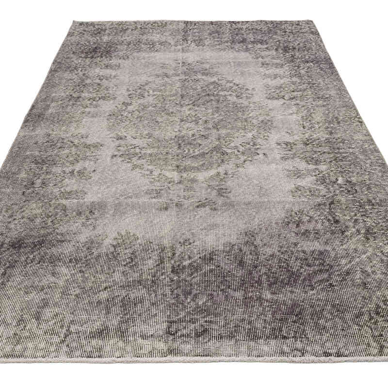Alfombra Turca Vintage Sobre-teñida - 134 cm x 282 cm - K0080367