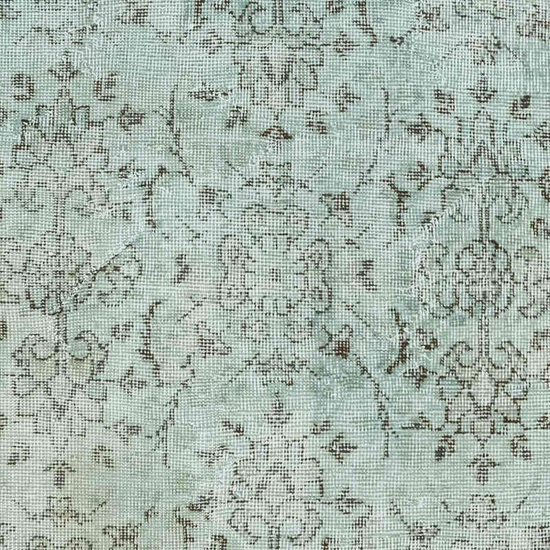 Over-dyed Vintage Hand-Knotted Turkish Rug - 3' 3" x 6' 8" (39" x 80") - K0080369