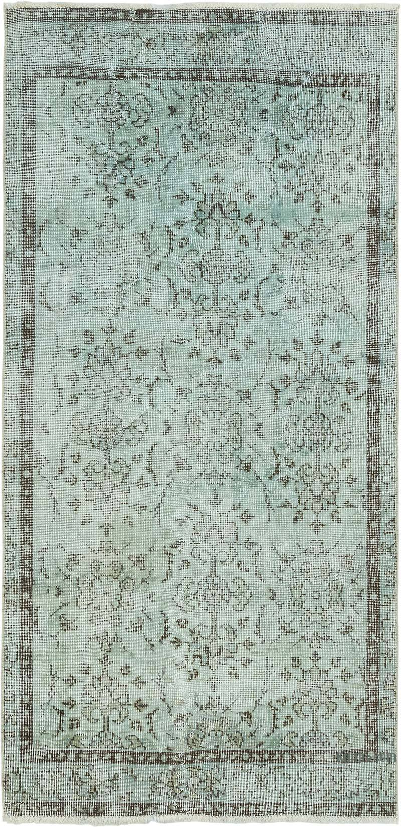Over-dyed Vintage Hand-Knotted Turkish Rug - 3' 3" x 6' 8" (39" x 80") - K0080369
