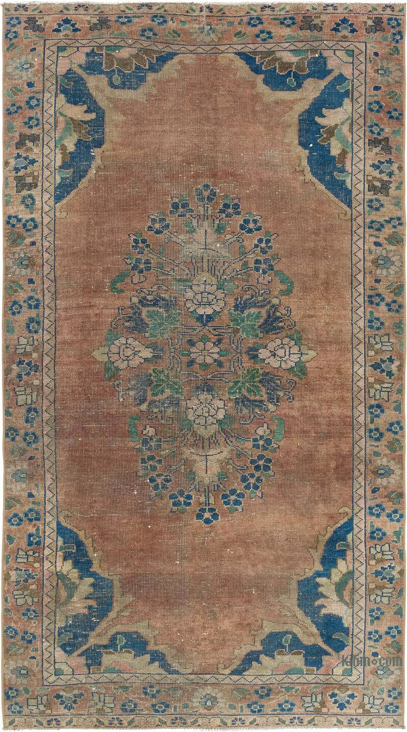 Vintage Turkish Hand-Knotted Rug - 4'  x 7' 2" (48" x 86") - K0080370
