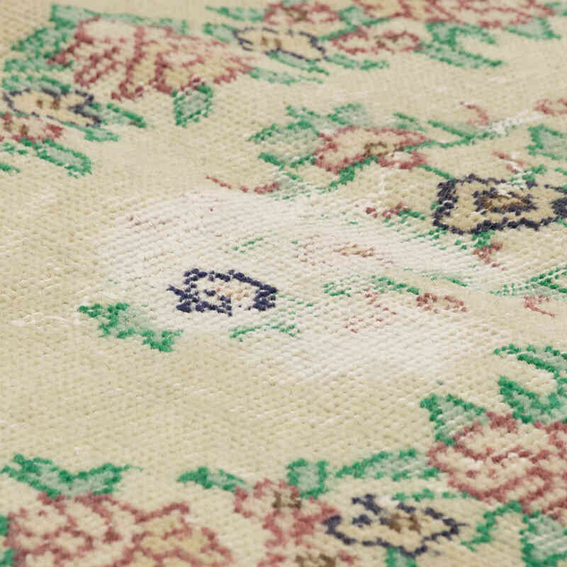 Alfombra Vintage Turca Anudada a Mano - 119 cm x 218 cm - K0080371