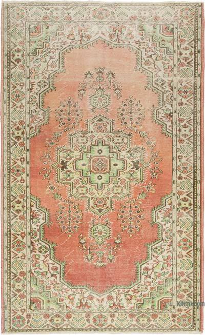 Vintage Turkish Hand-Knotted Rug - 6' 5" x 10' 5" (77" x 125")