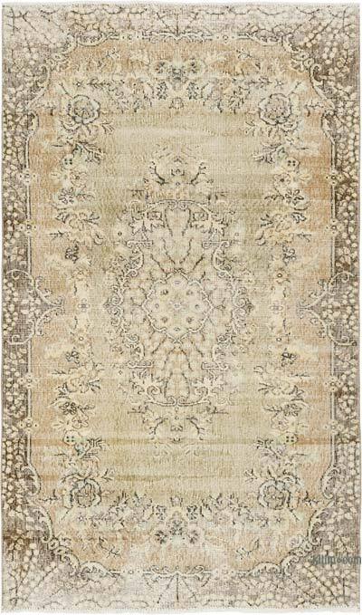 Alfombra Vintage Turca Anudada a Mano - 126 cm x 210 cm