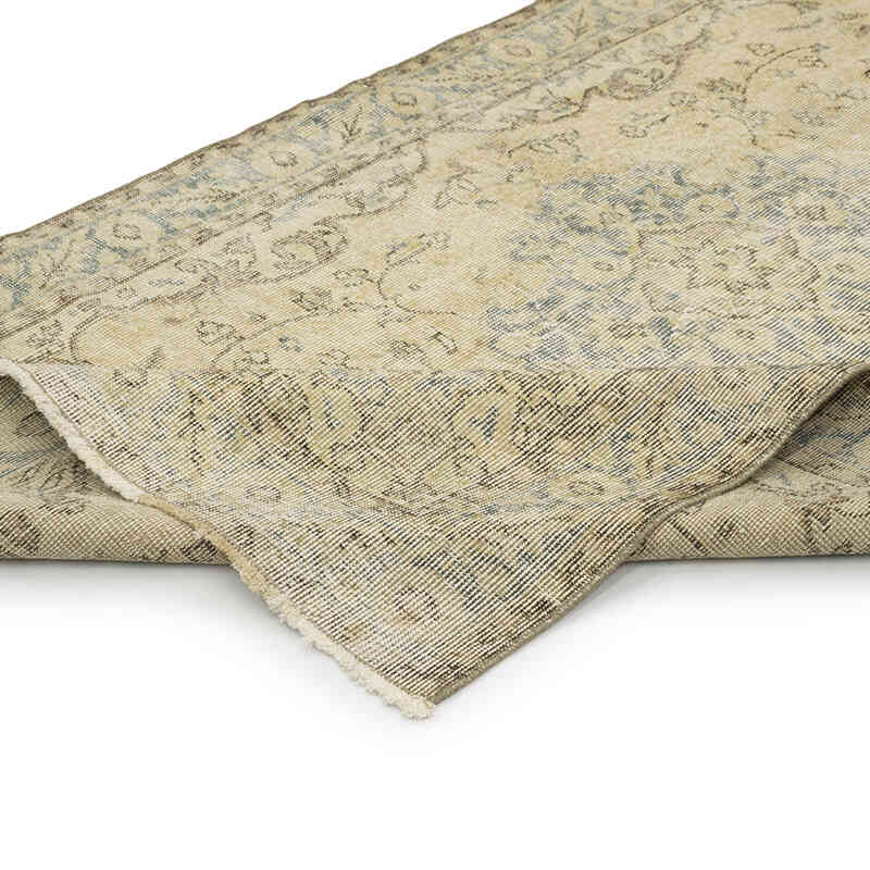 Alfombra Vintage Turca Anudada a Mano - 127 cm x 224 cm - K0080377