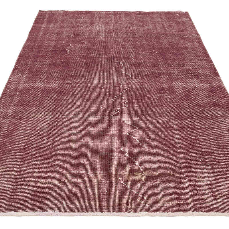 Over-dyed Vintage Hand-Knotted Turkish Rug - 3' 8" x 6' 5" (44" x 77") - K0080380