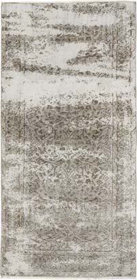 Over-dyed Vintage Hand-Knotted Turkish Rug - 3' 2" x 6' 4" (38" x 76")