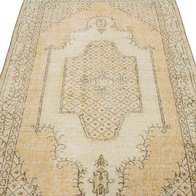 Alfombra Vintage Turca Anudada a Mano - 118 cm x 200 cm - K0080383