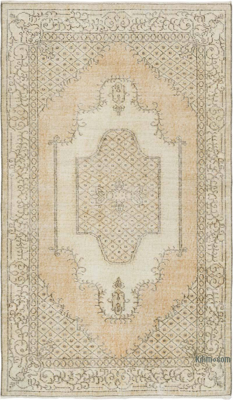 Alfombra Vintage Turca Anudada a Mano - 118 cm x 200 cm - K0080383