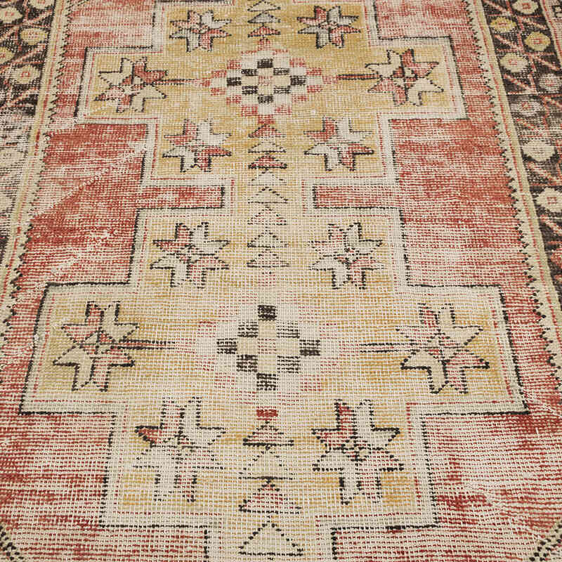 Vintage Turkish Hand-Knotted Rug - 4'  x 7' 7" (48" x 91") - K0080384