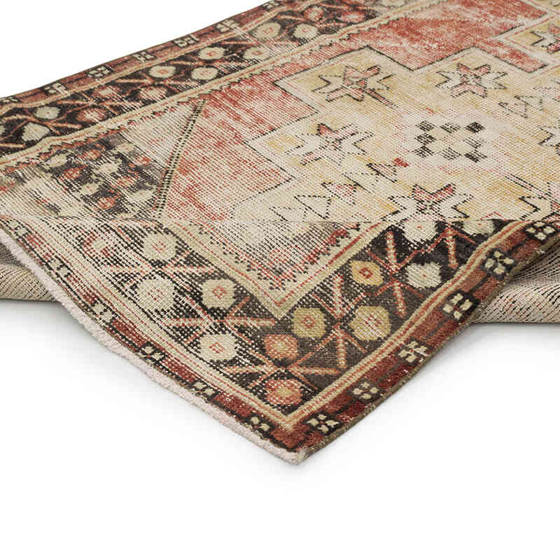 Vintage Turkish Hand-Knotted Rug - 4'  x 7' 7" (48" x 91") - K0080384