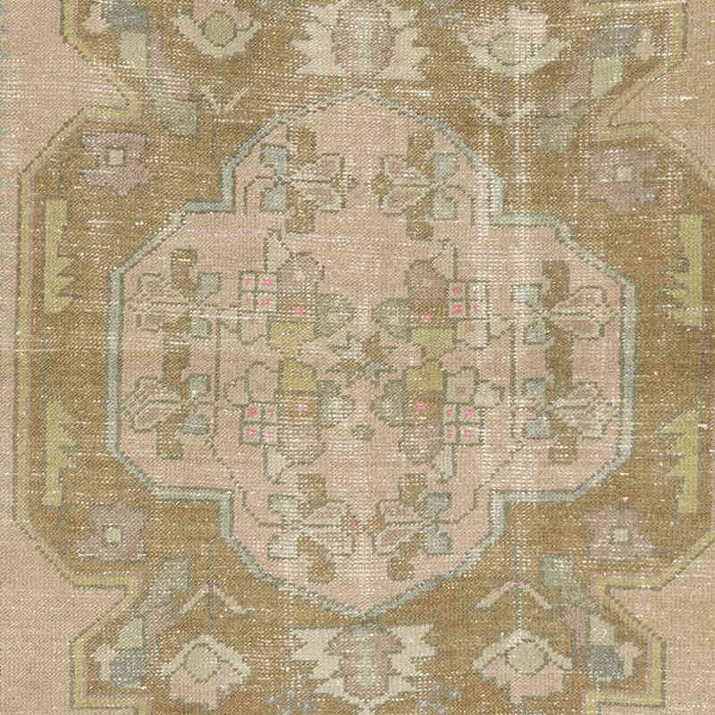 Alfombra Vintage Turca Anudada a Mano - 127 cm x 239 cm - K0080388
