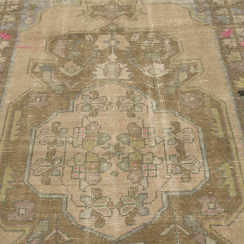 Alfombra Vintage Turca Anudada a Mano - 127 cm x 239 cm - K0080388