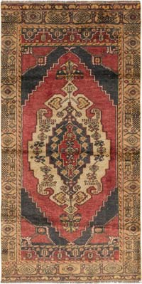 El Dokuma Vintage Hali - 102 cm x 197 cm