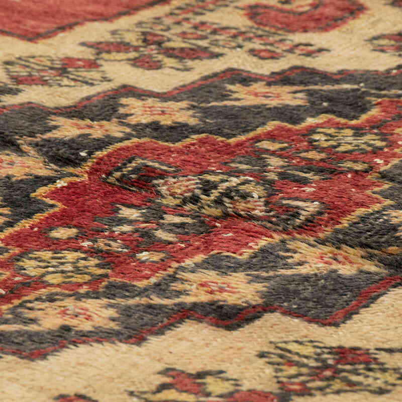 Alfombra Vintage Turca Anudada a Mano - 102 cm x 197 cm - K0080391