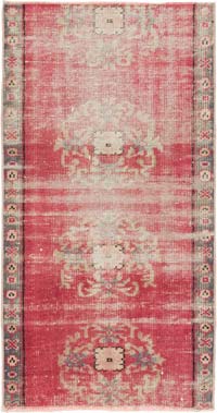 El Dokuma Vintage Halı - 73 cm x 137 cm