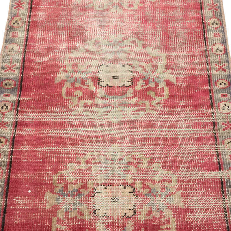 Alfombra Vintage Turca Anudada a Mano - 73 cm x 137 cm - K0080395
