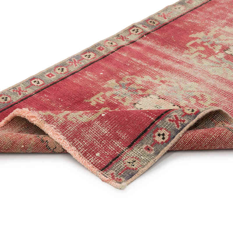 Alfombra Vintage Turca Anudada a Mano - 73 cm x 137 cm - K0080395