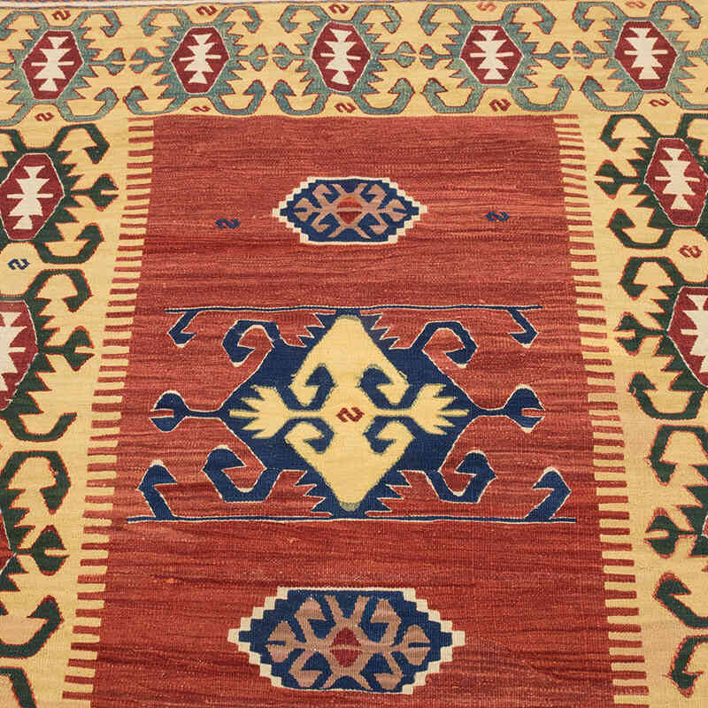 Yeni Kök Boya El Dokuma Kilim - 113 cm x 171 cm - K0080397