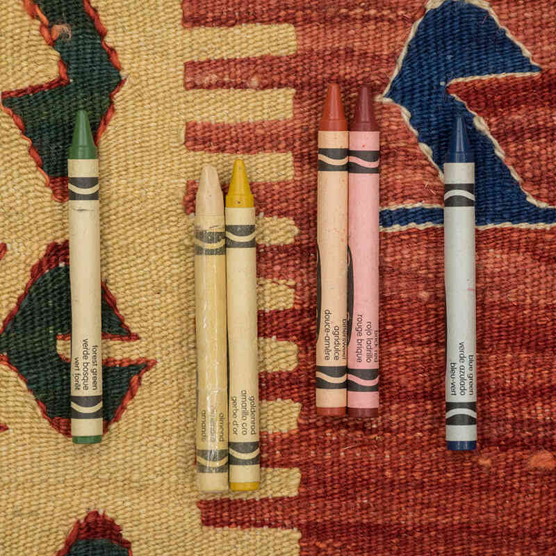 Yeni Kök Boya El Dokuma Kilim - 113 cm x 171 cm - K0080397