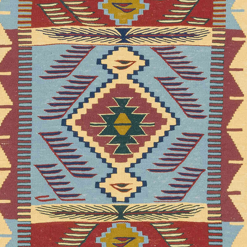 New Handwoven Turkish Kilim Rug - 3' 9" x 5' 7" (45" x 67") - K0080398