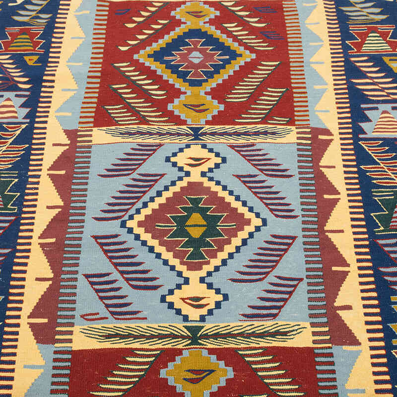 New Handwoven Turkish Kilim Rug - 3' 9" x 5' 7" (45" x 67") - K0080398