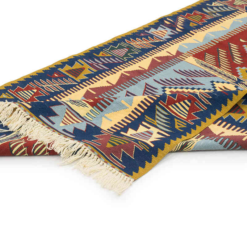 New Handwoven Turkish Kilim Rug - 3' 9" x 5' 7" (45" x 67") - K0080398