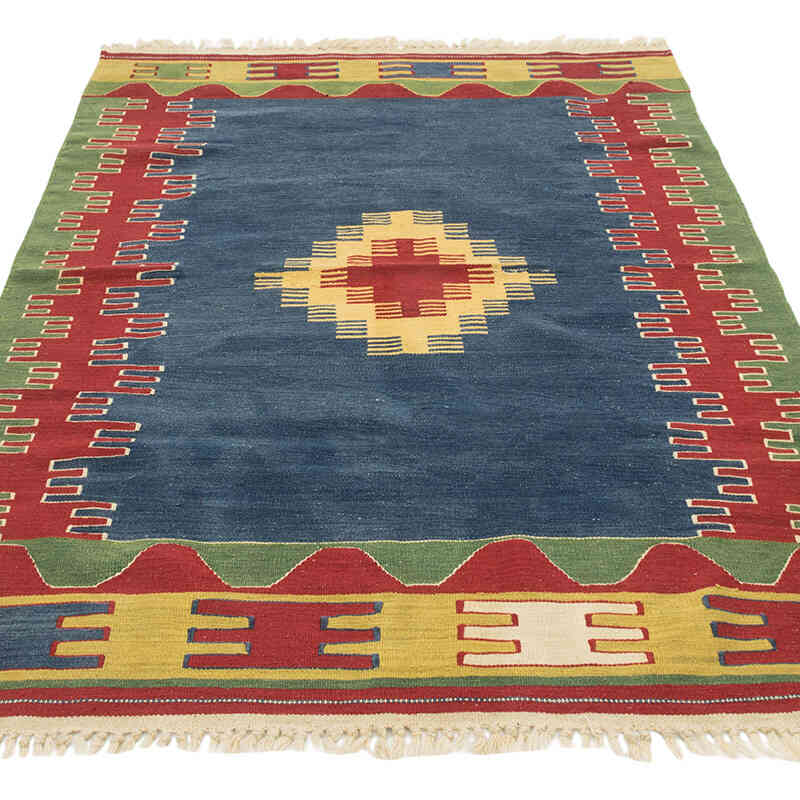 Nueva Alfombra Turca Kilim - 115 cm x 177 cm - K0080399