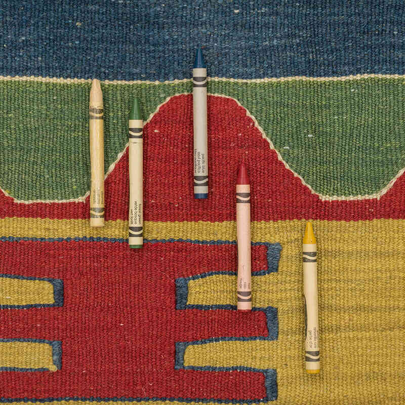 Nueva Alfombra Turca Kilim - 115 cm x 177 cm - K0080399
