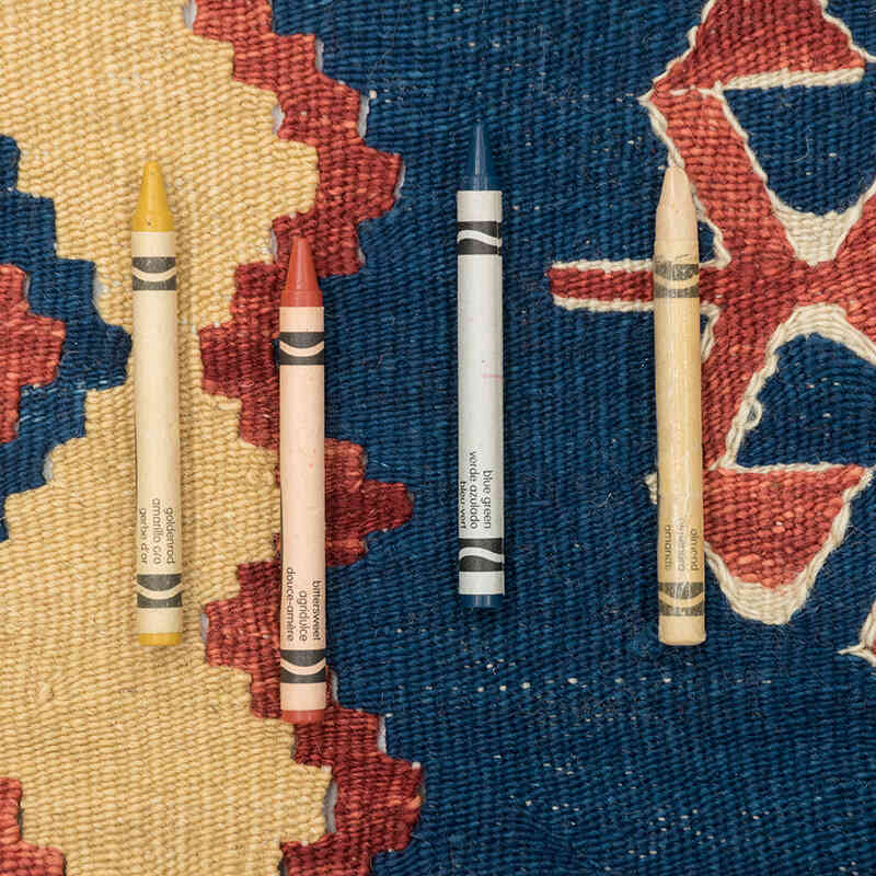 Nueva Alfombra Turca Kilim - 93 cm x 118 cm - K0080400