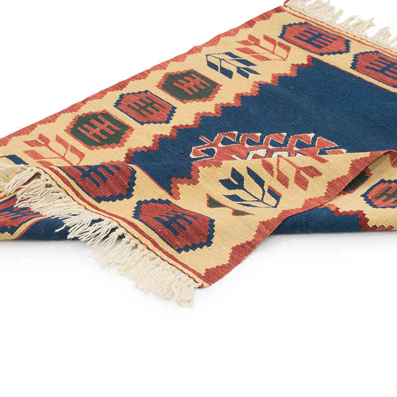Nueva Alfombra Turca Kilim - 93 cm x 118 cm - K0080400