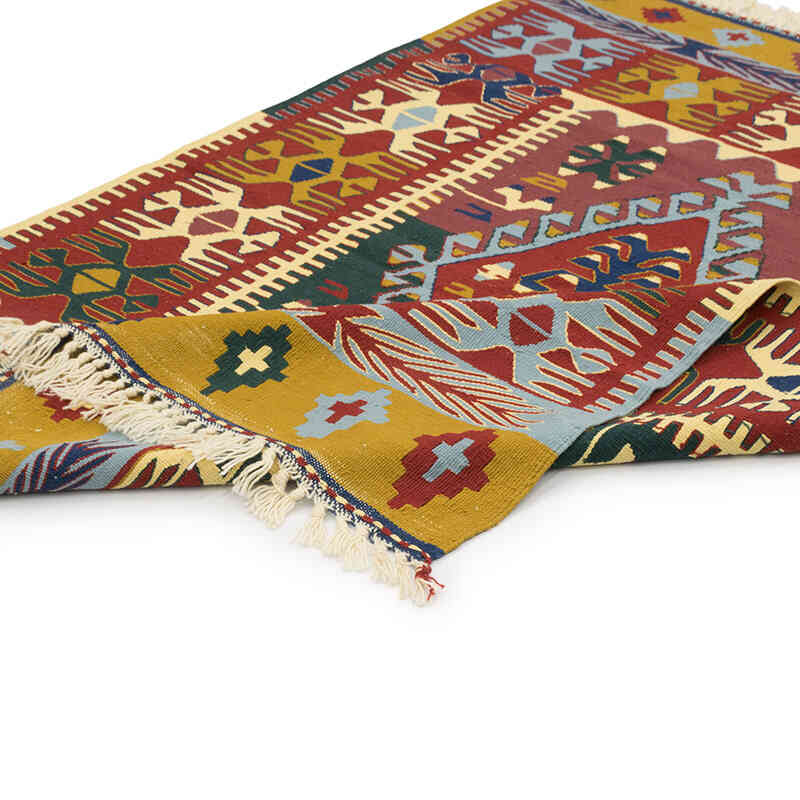 Nueva Alfombra Turca Kilim - 120 cm x 156 cm - K0080401