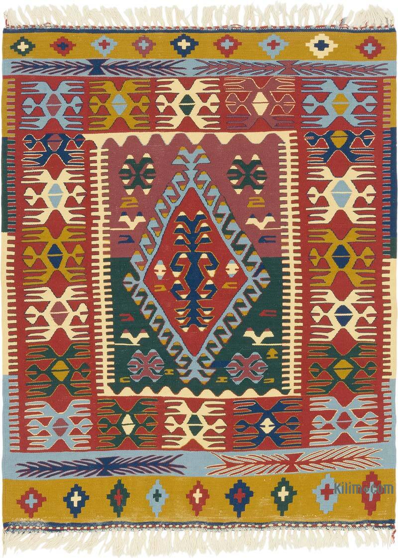 Nueva Alfombra Turca Kilim - 120 cm x 156 cm - K0080401
