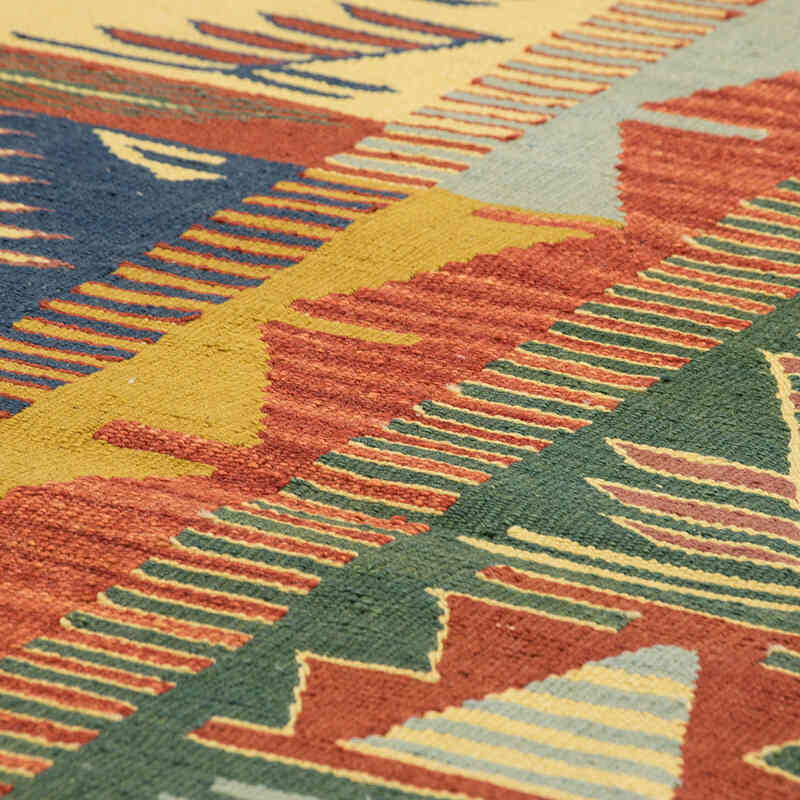 Yeni Kök Boya El Dokuma Kilim - 117 cm x 174 cm - K0080402