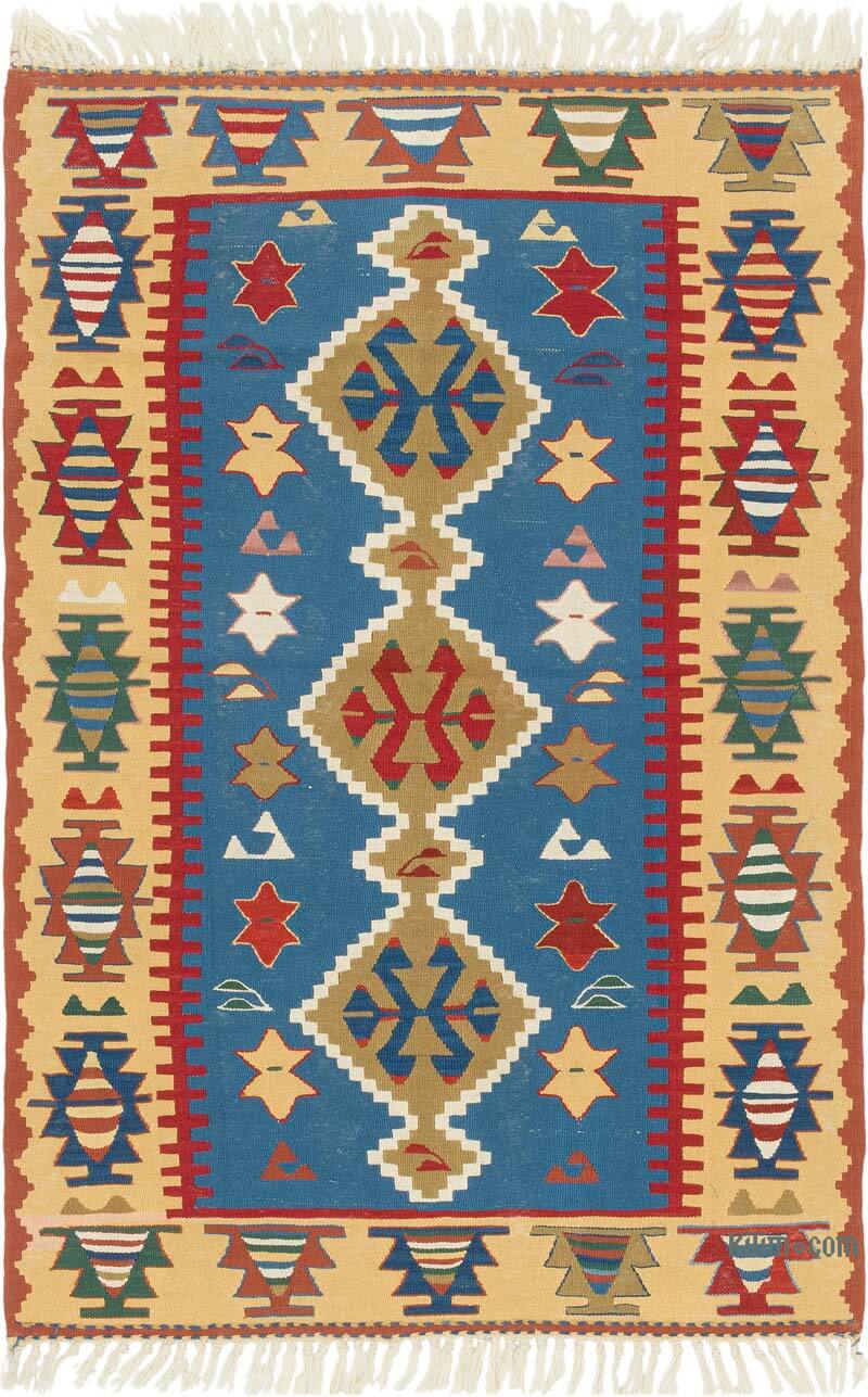 Nueva Alfombra Turca Kilim - 108 cm x 160 cm - K0080405