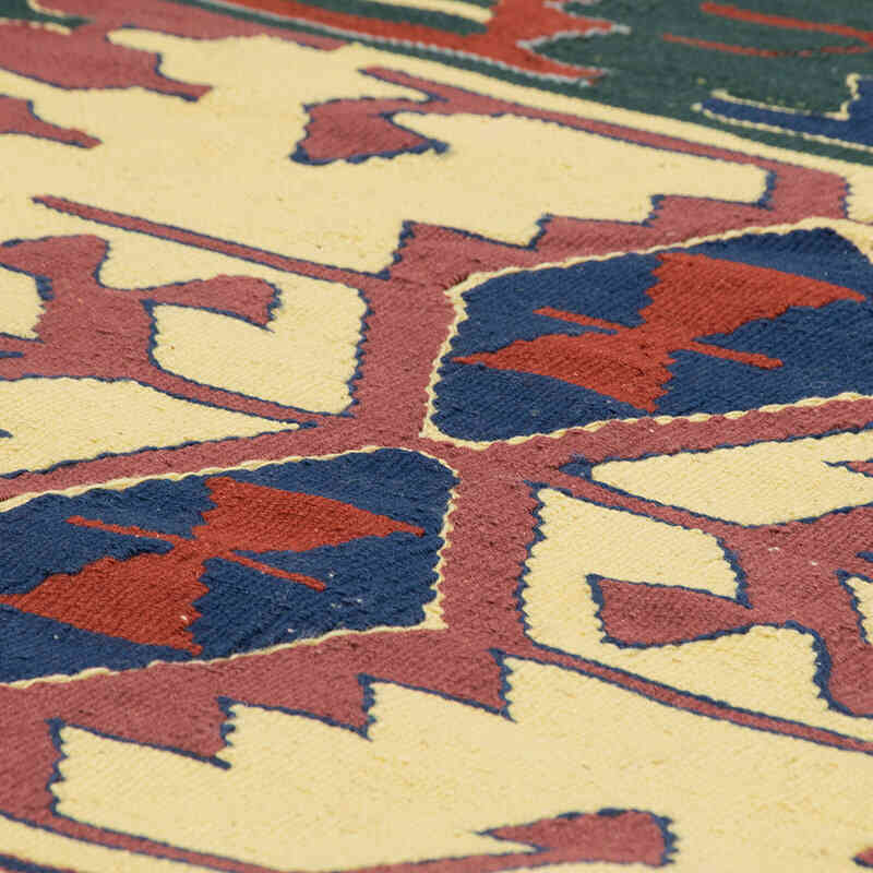New Handwoven Turkish Kilim Rug - 3' 7" x 5' 7" (43" x 67") - K0080407