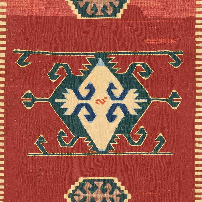 New Handwoven Turkish Kilim Rug - 3' 9" x 5' 7" (45" x 67") - K0080408