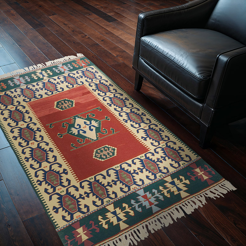 Yeni El Dokuma Türk Kilimi - 115 cm x 170 cm - K0080408