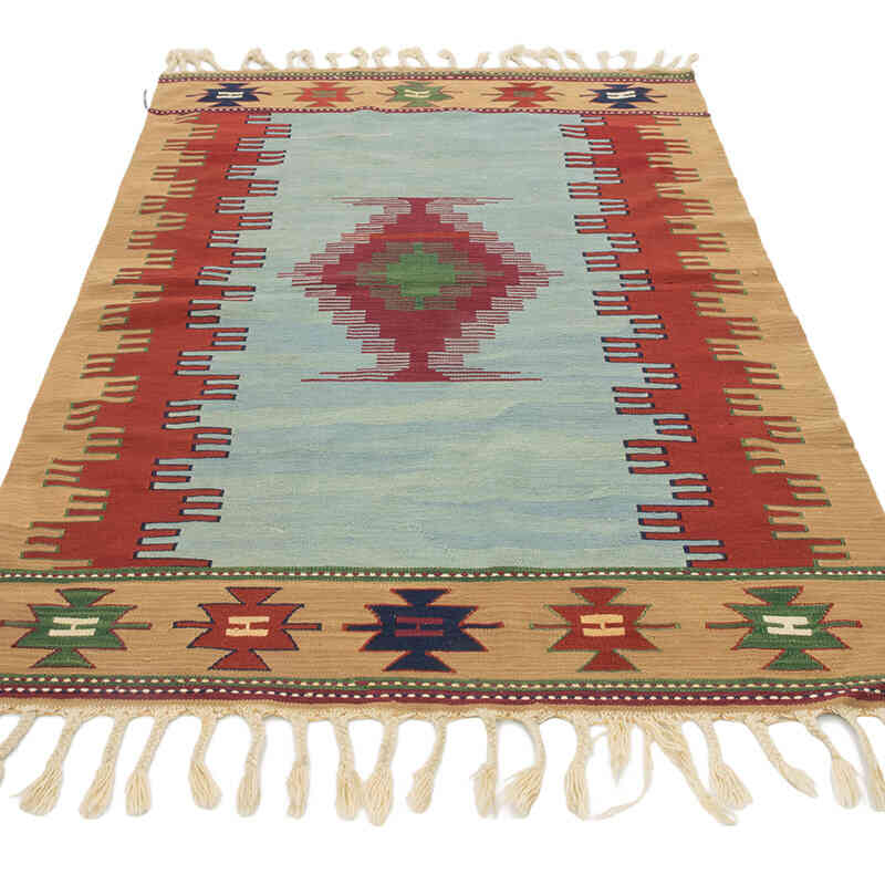Nueva Alfombra Turca Kilim - 113 cm x 178 cm - K0080409