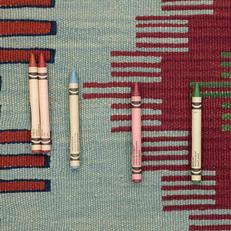 Nueva Alfombra Turca Kilim - 113 cm x 178 cm - K0080409