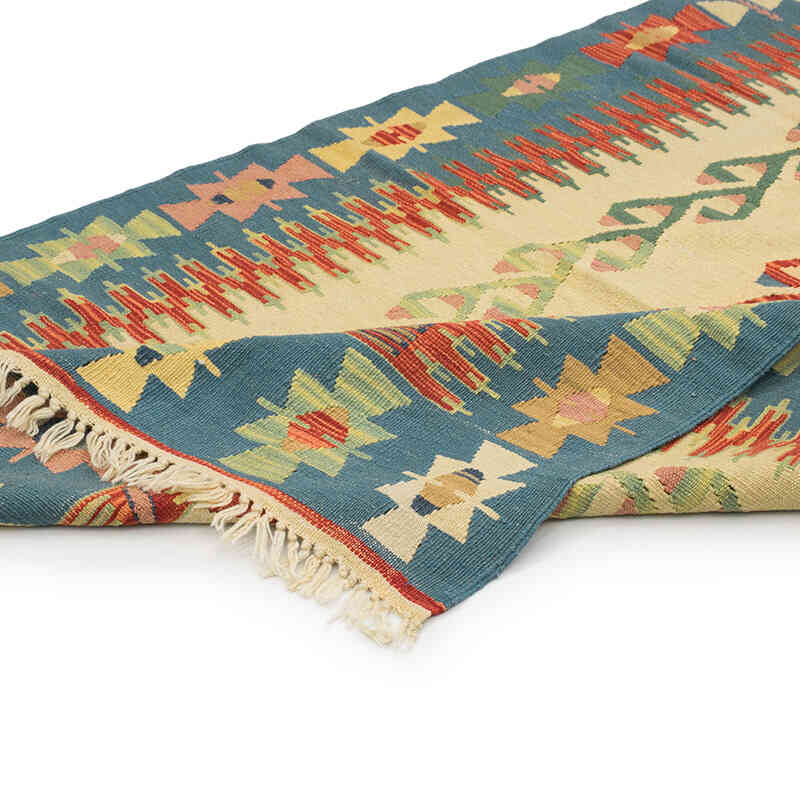 Nueva Alfombra Turca Kilim - 113 cm x 164 cm - K0080411