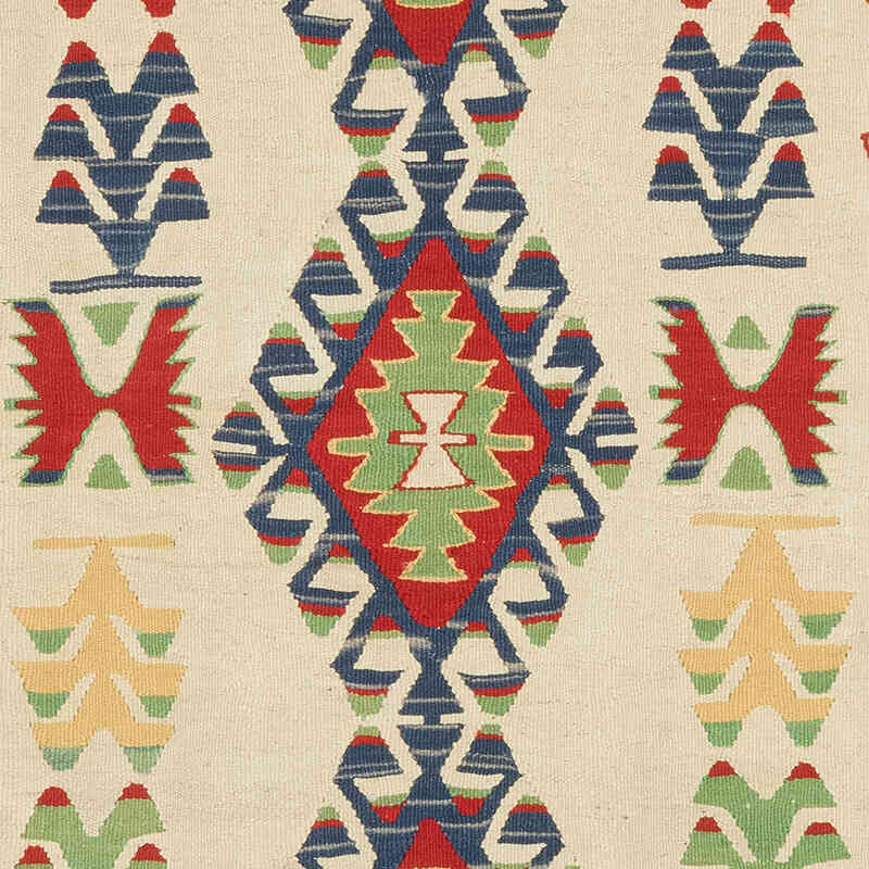 Nueva Alfombra Turca Kilim - 123 cm x 187 cm - K0080412