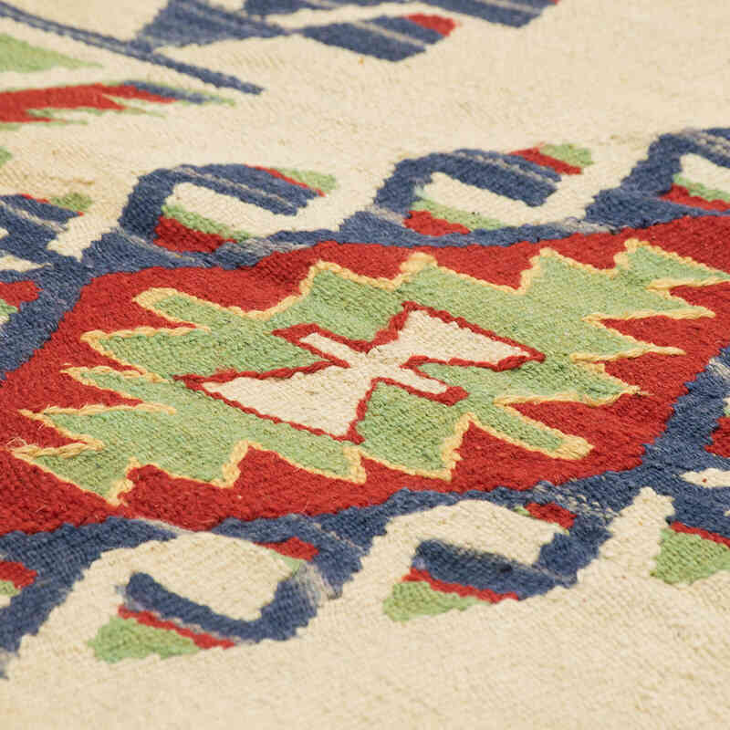 Nueva Alfombra Turca Kilim - 123 cm x 187 cm - K0080412