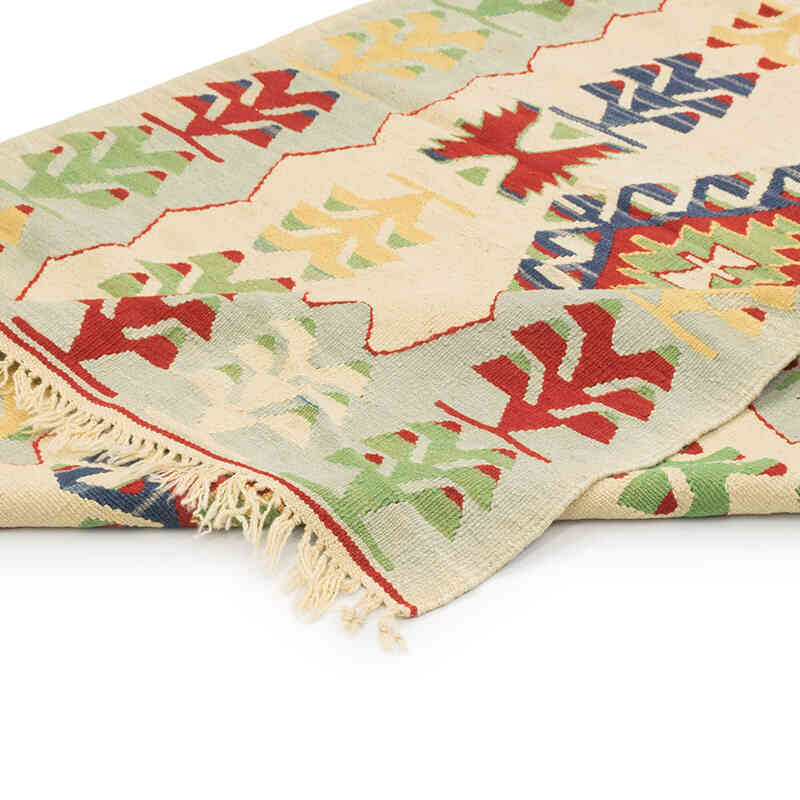 Nueva Alfombra Turca Kilim - 123 cm x 187 cm - K0080412